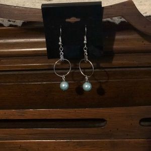 Earrings silver and turquoise